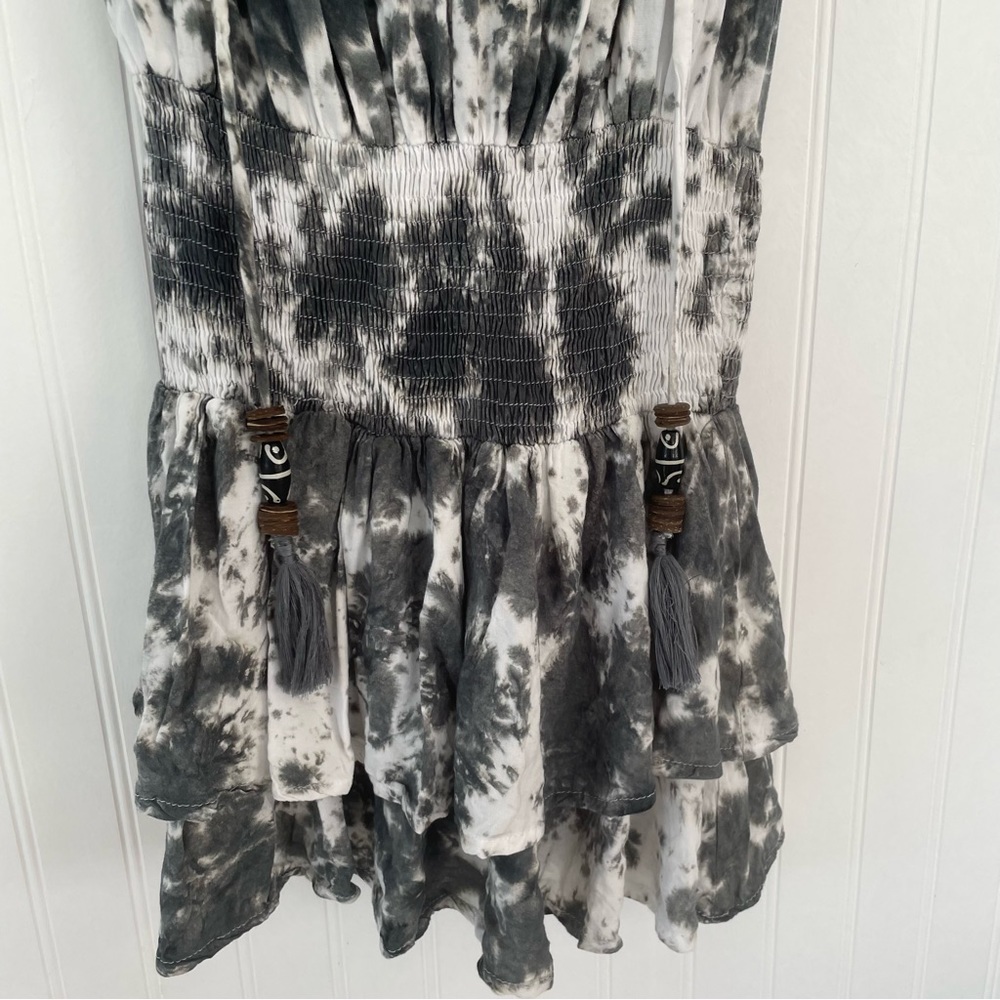 OCEANIA Gypsy Dress by Skemo - Dark Grey Tie Dye Medium - Picture 14 of 14